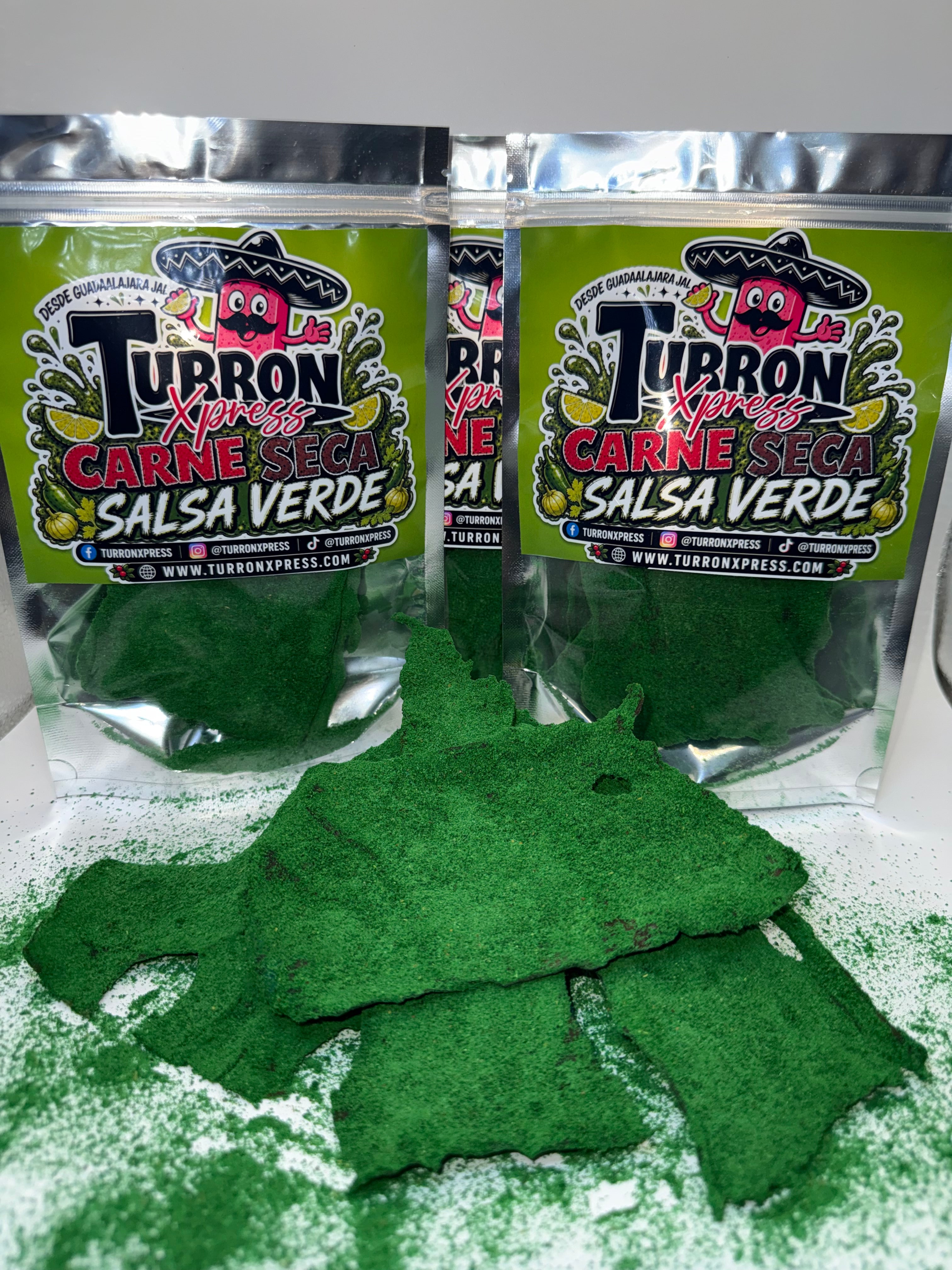 Salsa Verde Carne Seca / Beef Jerky