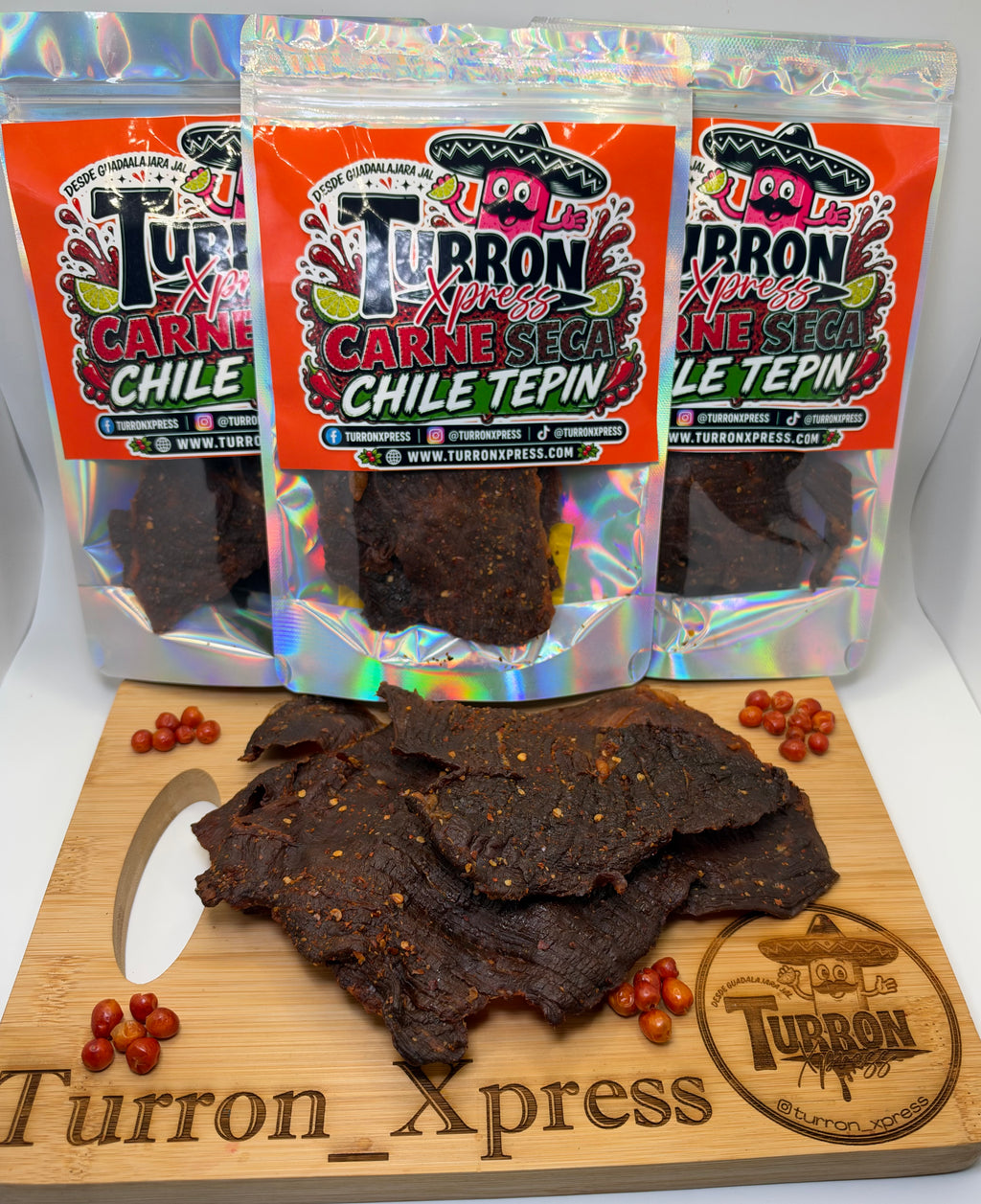 Chile Tepin Carne Seca / Beef Jerky